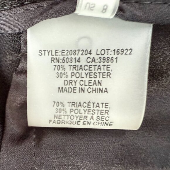 Elie Tahari Flare Leg Dress Pant in Black Sz 8 - Picture 13 of 14